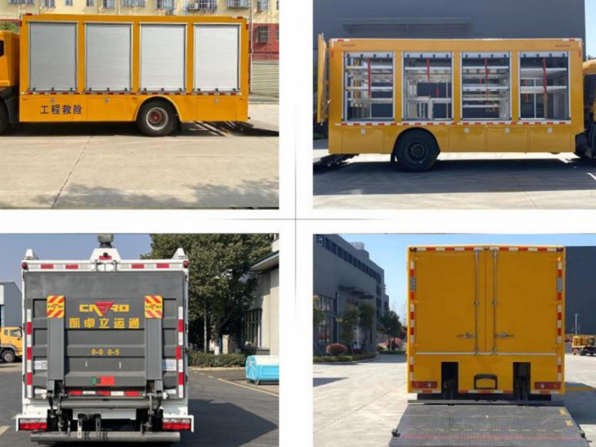 东风天锦装备运输车