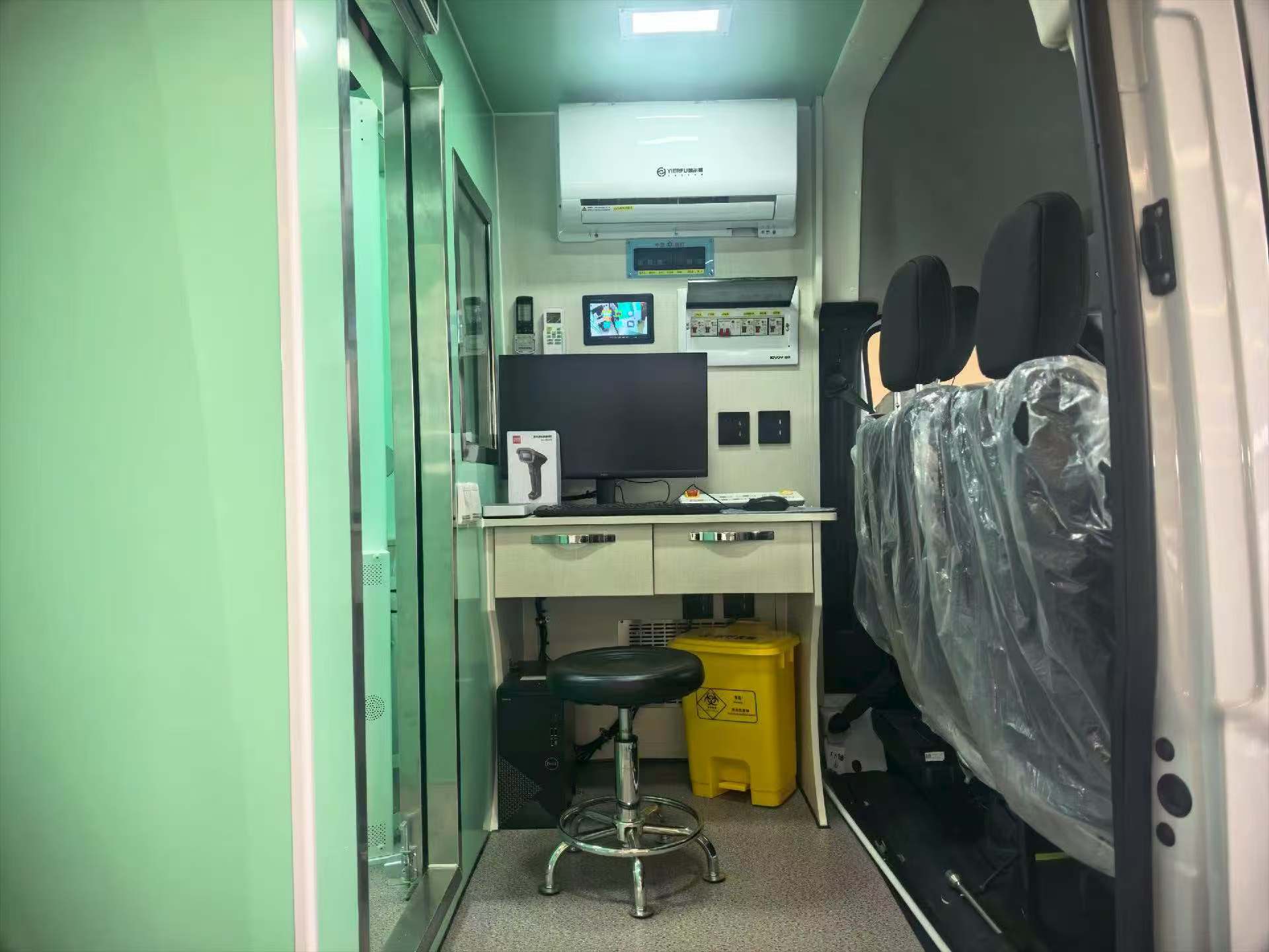 福顺长轴高顶医疗体检车